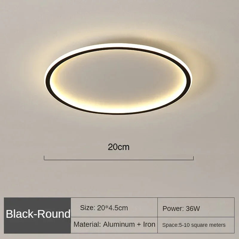 Skandinavische Deckenleuchte Rund LED Modern