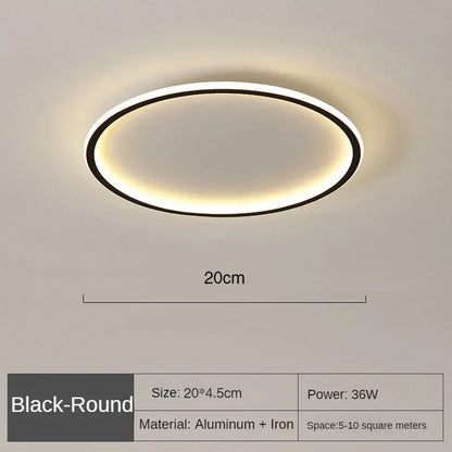 Skandinavische Deckenleuchte Rund LED Modern