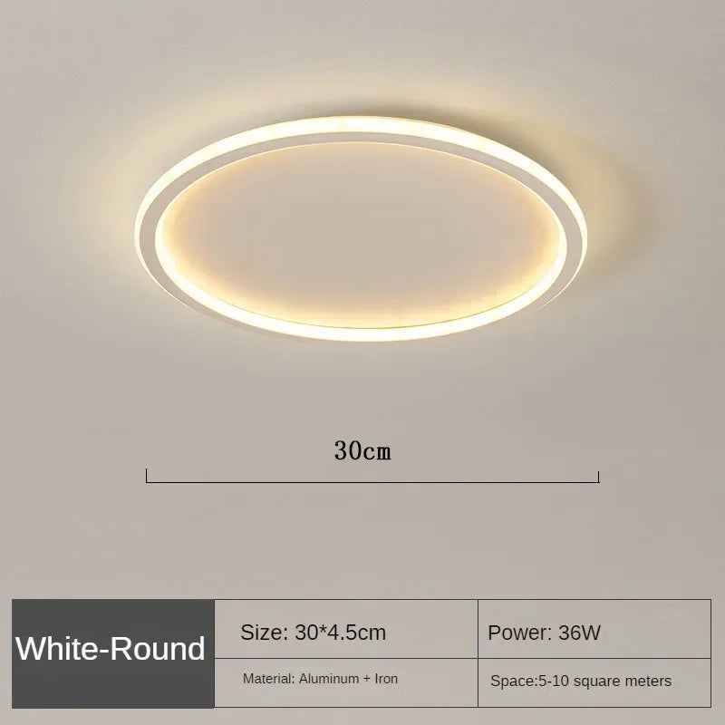Skandinavische Deckenleuchte Rund LED Modern
