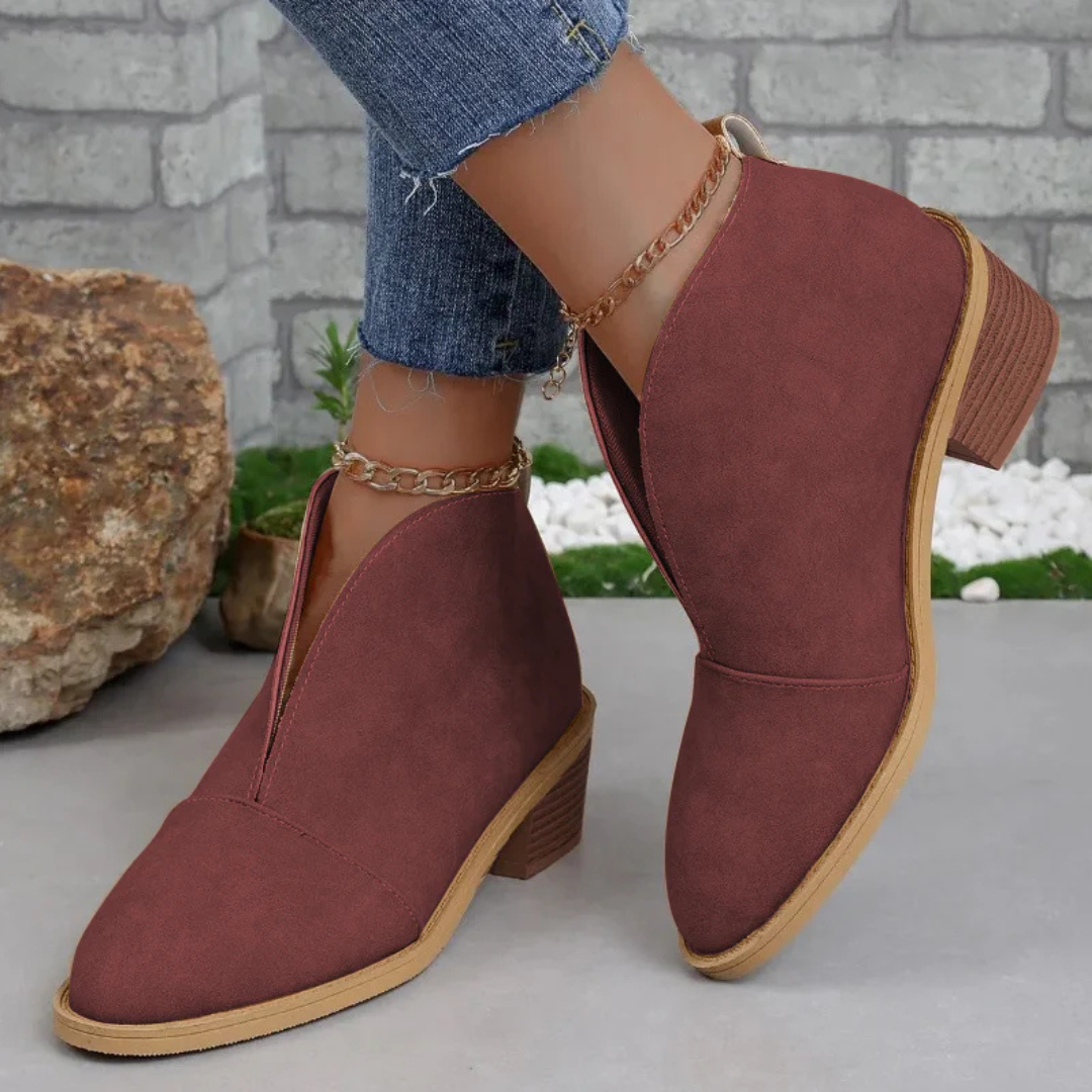 Hochhackige Damen Stiefel Leder Glitzernd Schick