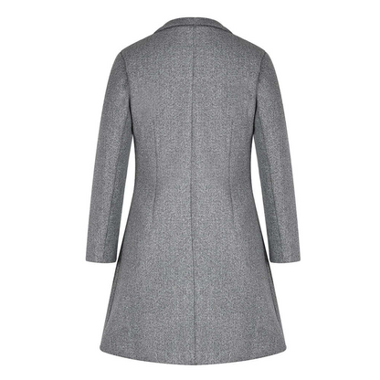 Schwarze Damen Trenchcoat Jacke Übergangsjacke Elegante