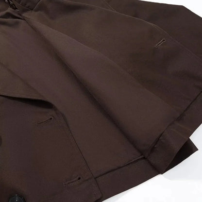 Klassischer Kurzmantel Trenchcoat Damen