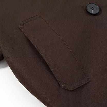 Klassischer Kurzmantel Trenchcoat Damen