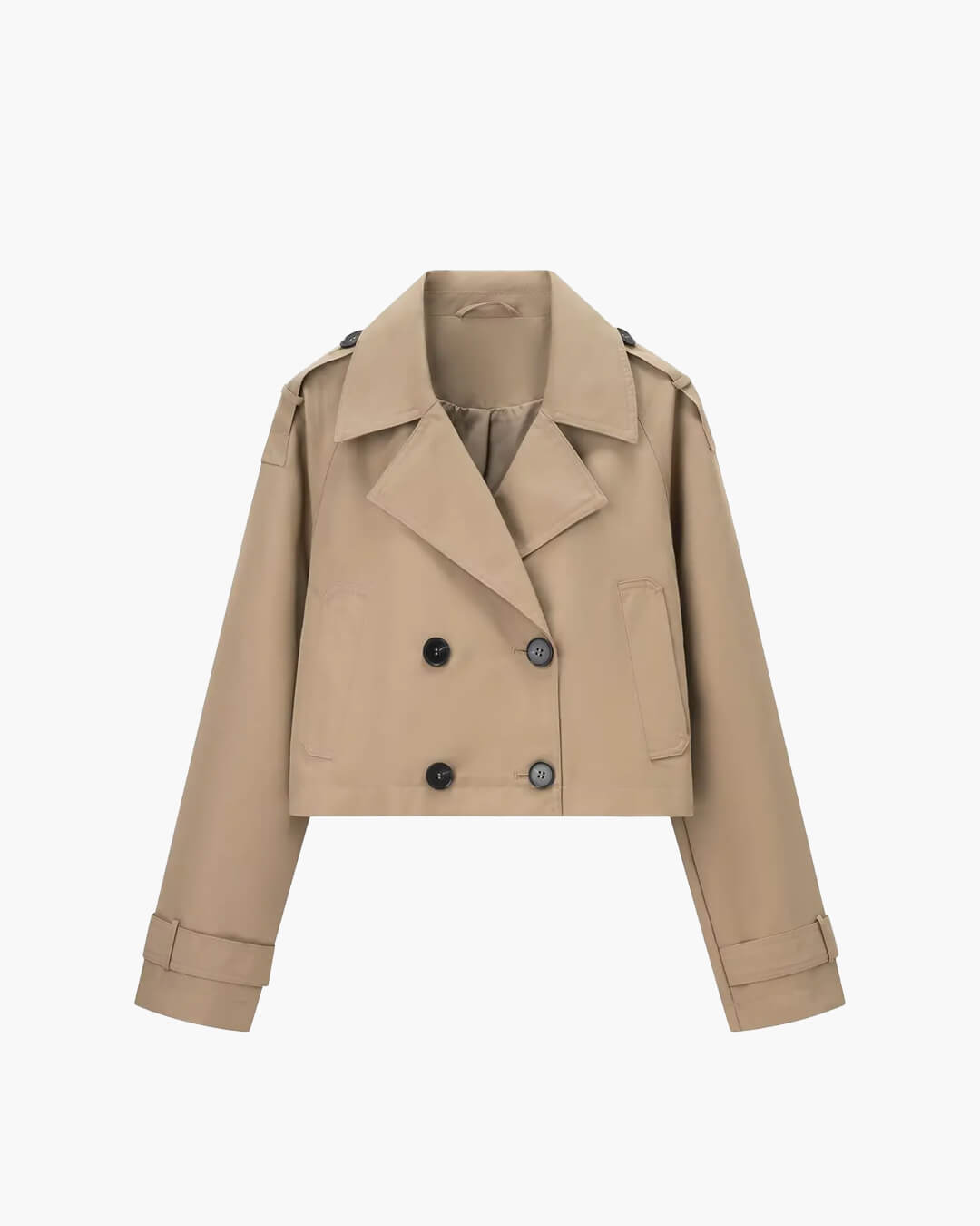 Klassischer Kurzmantel Trenchcoat Damen - BerlinGlamour