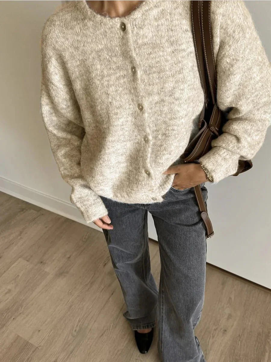 Vintage Strickjacke Damen Retro Chic
