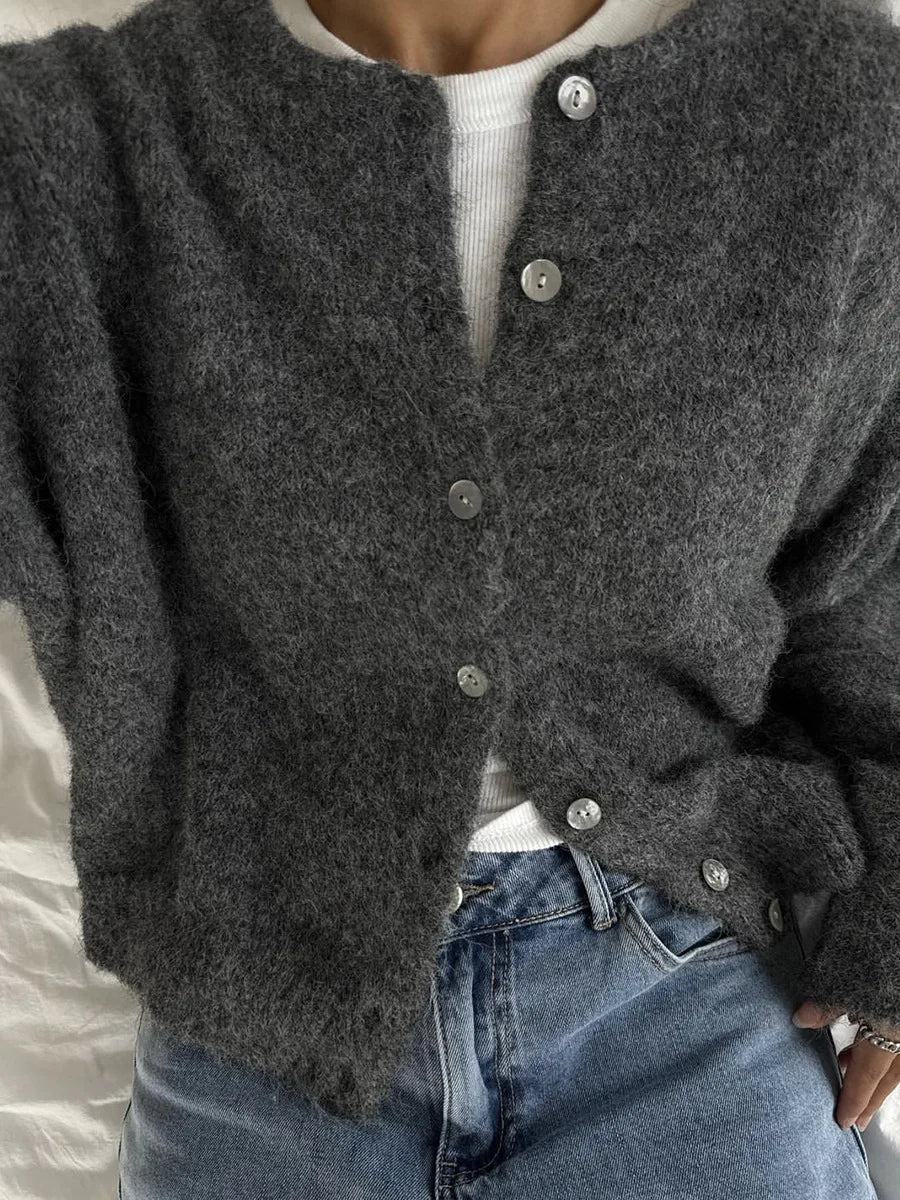 Vintage Strickjacke Damen Retro Chic