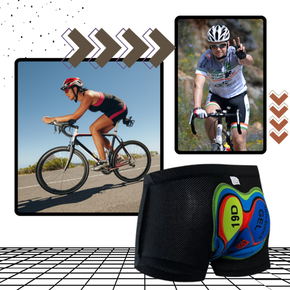 Radlerhose Damen Nahtlos Gepolstert Komfort