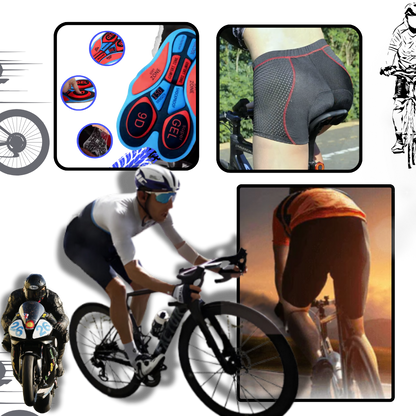Radlerhose Damen Nahtlos Gepolstert Komfort