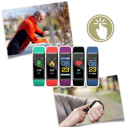 Senioren Smartwatch Herzfrequenz Blutdruck Überwachung