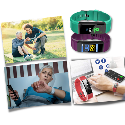Senioren Smartwatch Herzfrequenz Blutdruck Überwachung