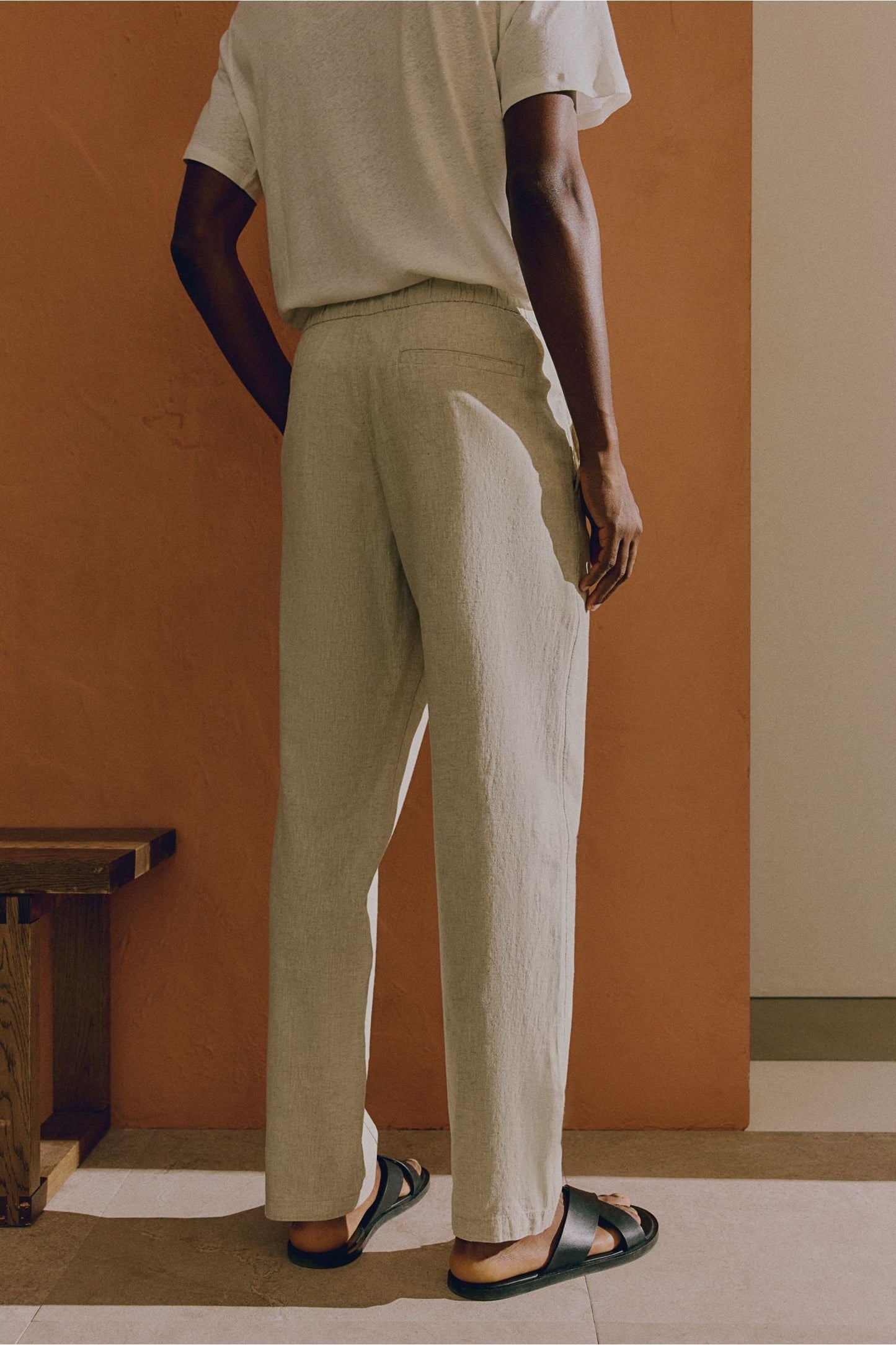 Herrenhose Slim Fit mit Kordelzug Modern Bequem