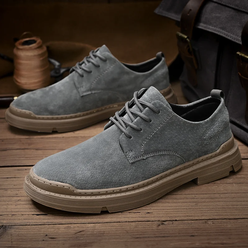 Herren Wildleder Schuhe Elegante Premium Qualität