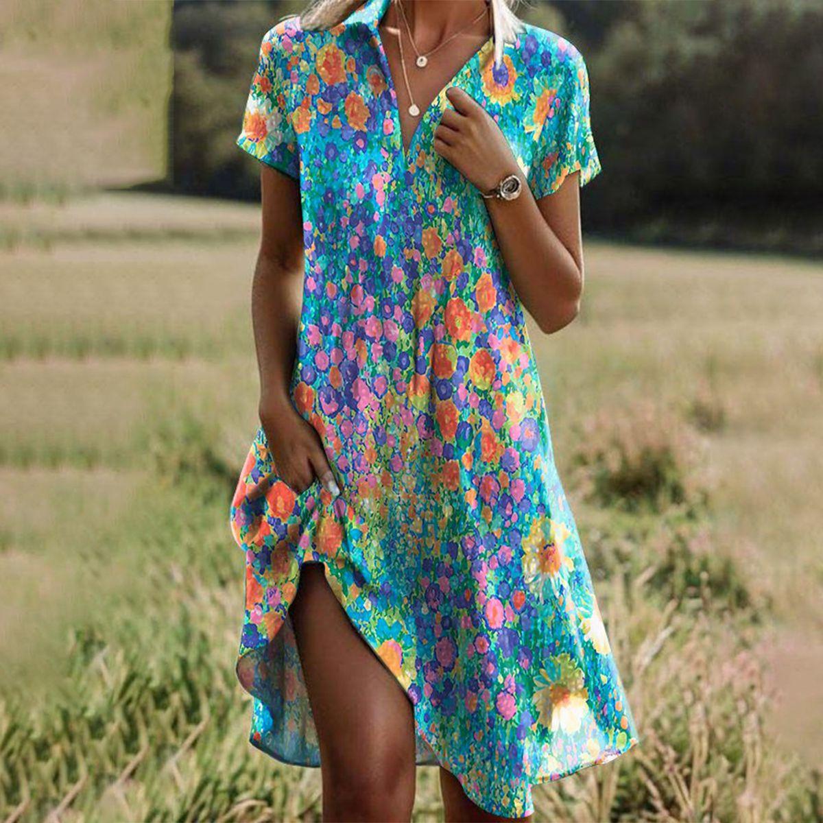 Boho Sommerkleider Damen Leicht und Luftig - BerlinGlamour