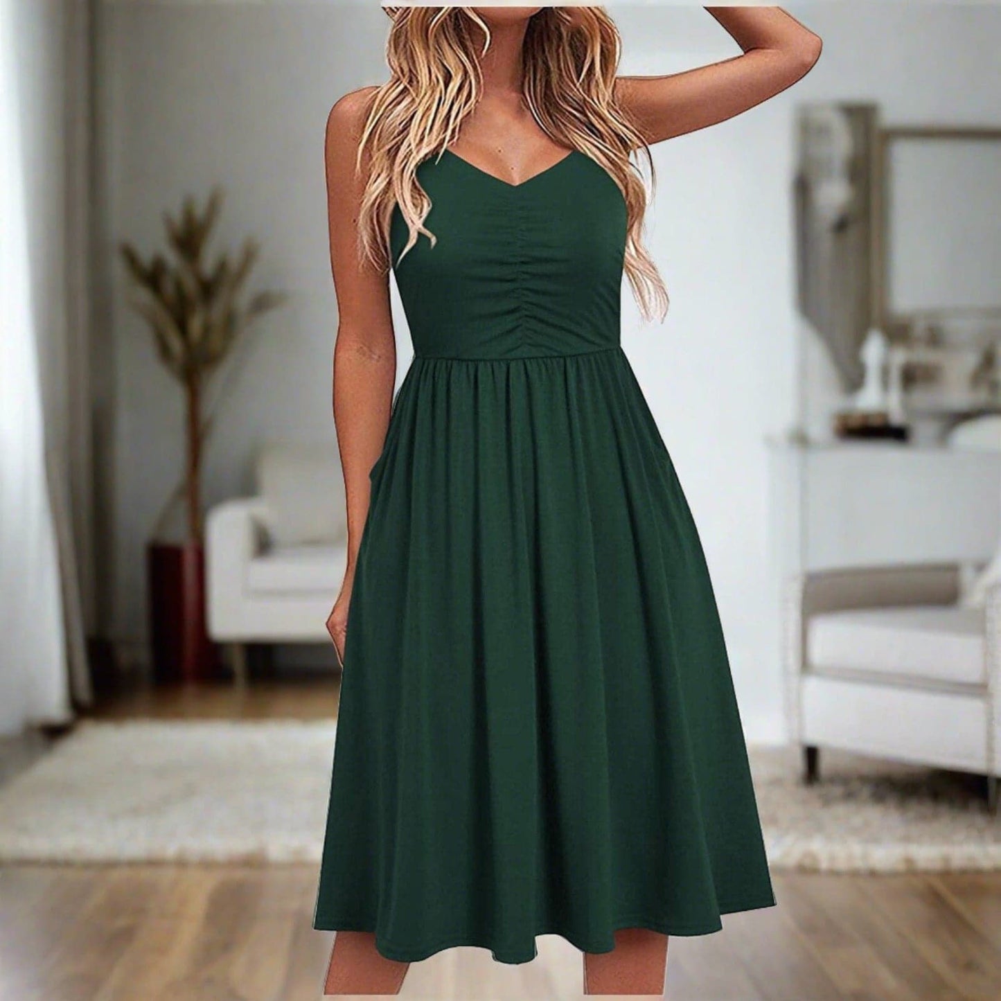 Sommerkleid Elegant Midikleid Damen Kleid