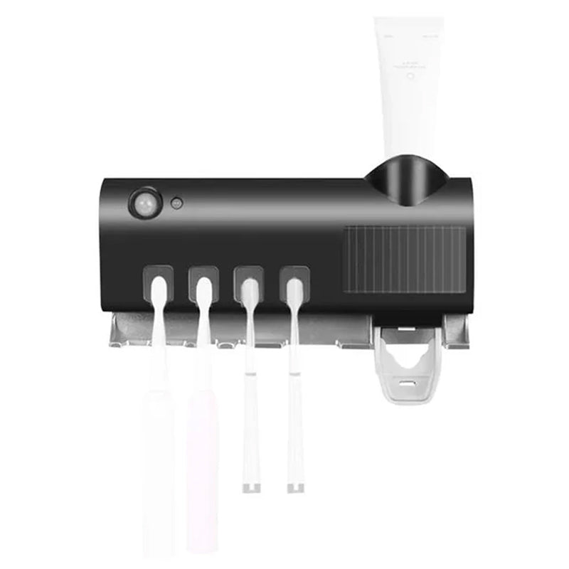 Zahnbürstenhalter UV Sterilisator Mit Zahnpastaspender Wandmontage