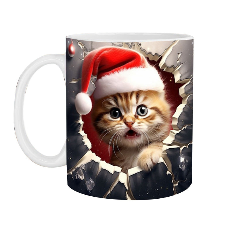 Weihnachtsbecher 3D Schneemann Dekorativ Geschenk