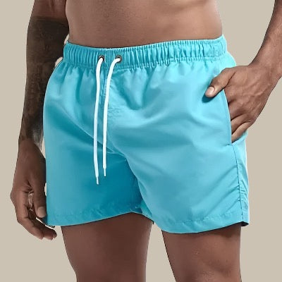 Herren Schwimmshorts Schnelltrocknend Sportlich Basic