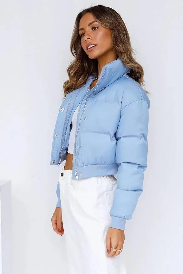 Pufferjacke Damen Warm Isolierende Winterjacke - BerlinGlamour