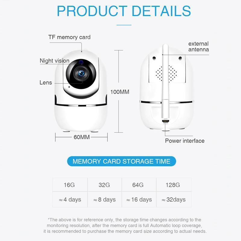 WLAN IP-Kamera 360 Grad Cloud Überwachungskamera