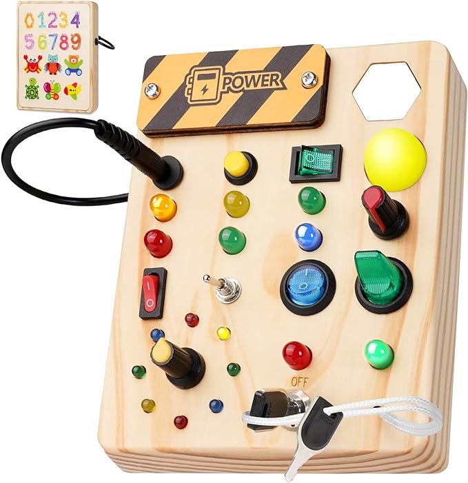 Montessori-Board LED Licht Effekte Lernspielzeug - BerlinGlamour