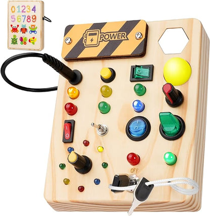 Montessori-Board LED Licht Effekte Lernspielzeug - BerlinGlamour