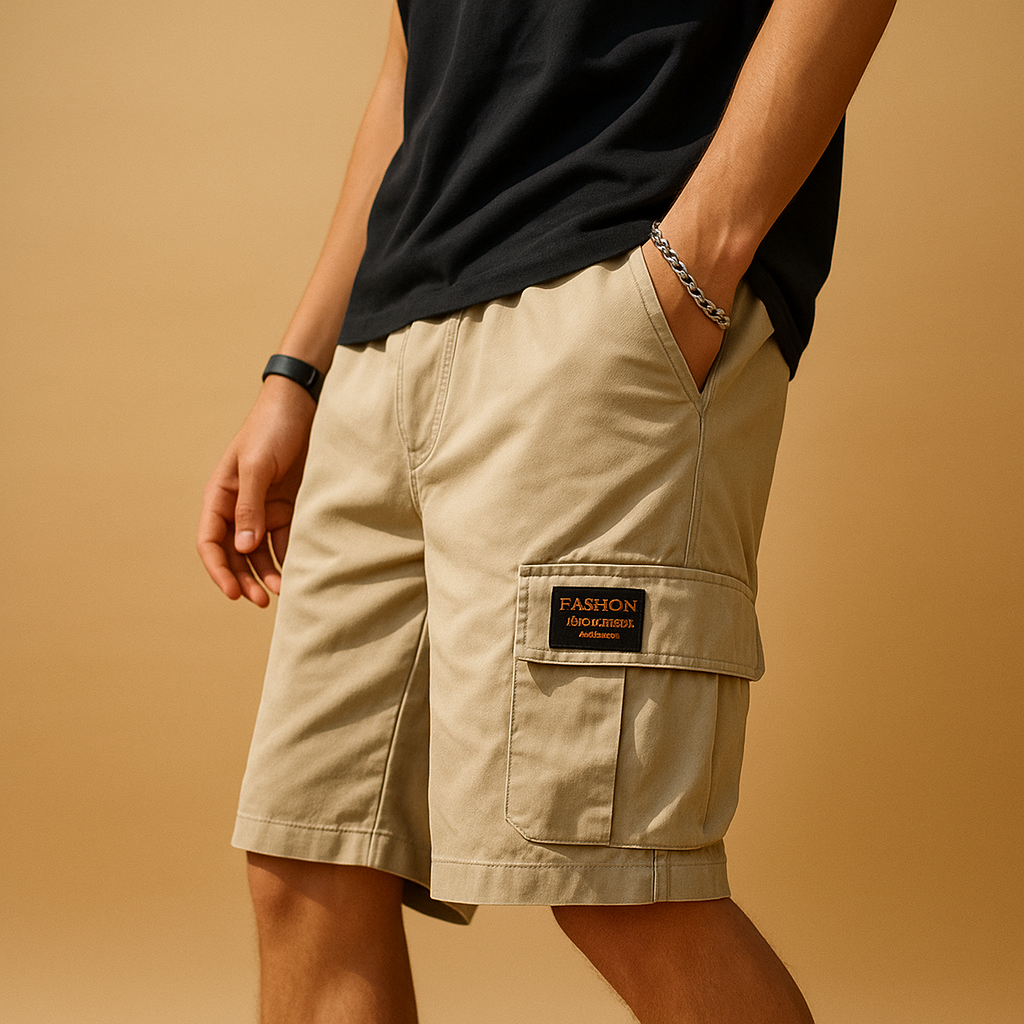 Bequeme Cargo Shorts Freizeit Kurz