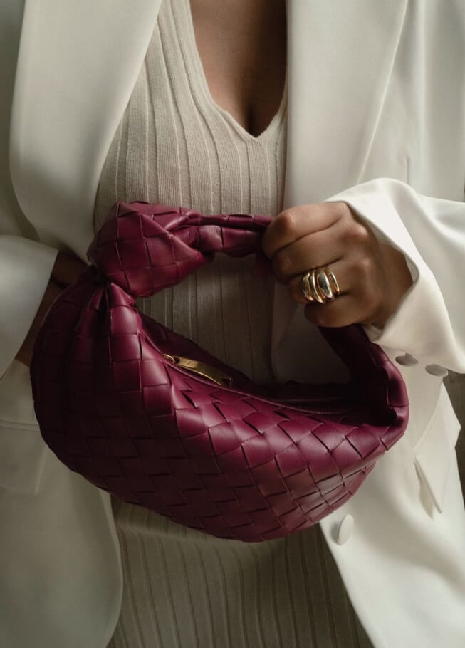 Geflochtene Mini Handtasche Boho Stil