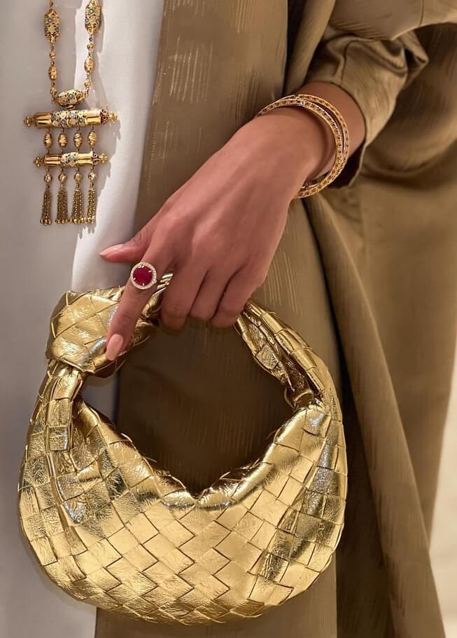 Geflochtene Mini Handtasche Boho Stil