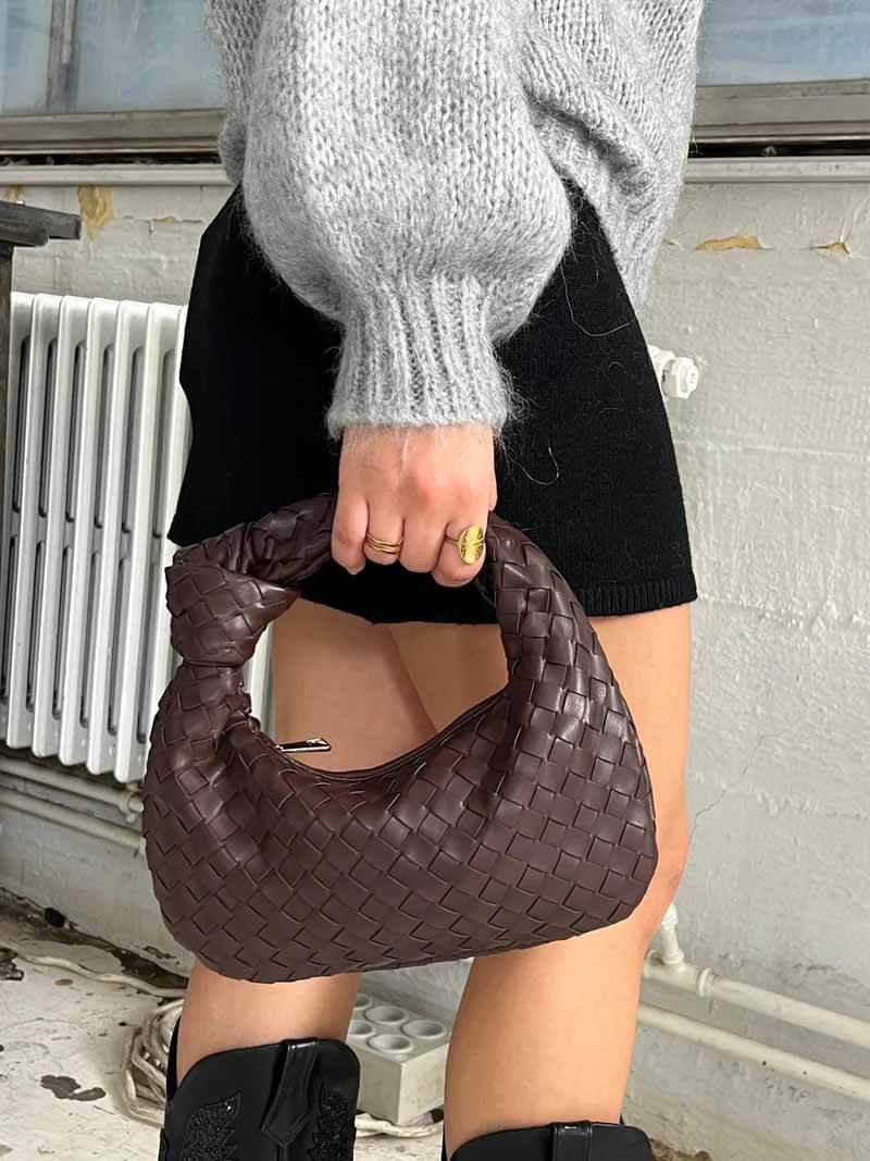 Geflochtene Mini Handtasche Boho Stil