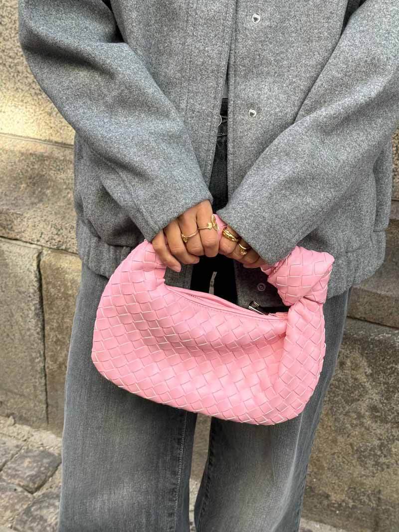 Geflochtene Mini Handtasche Boho Stil