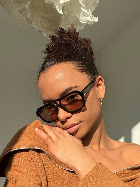 Sonnenbrille Damen Trendig mit Spiegelglas