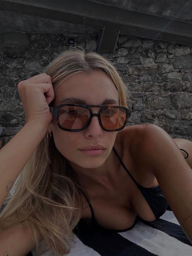 Sonnenbrille Damen Trendig mit Spiegelglas