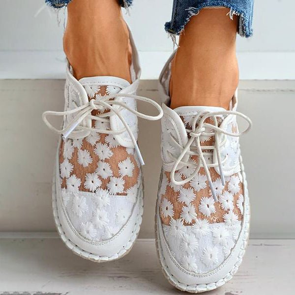 Eve Orthopädische Stickerei-Sneaker