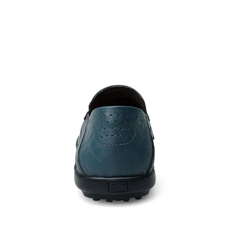 Schwarze Herren Loafer Schuhe Sommer