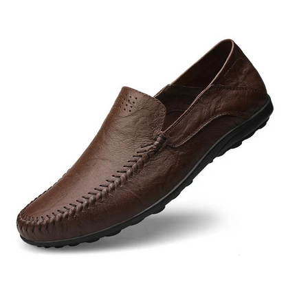 Schwarze Herren Loafer Schuhe Sommer