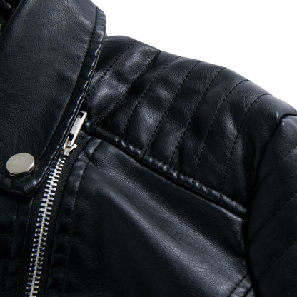 Lederjacke Damen Stylisch Schwarz Modern