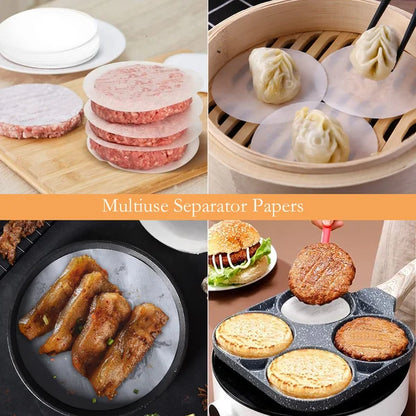 Fleischpresse Manuell für Hamburger Patties Edelstahl