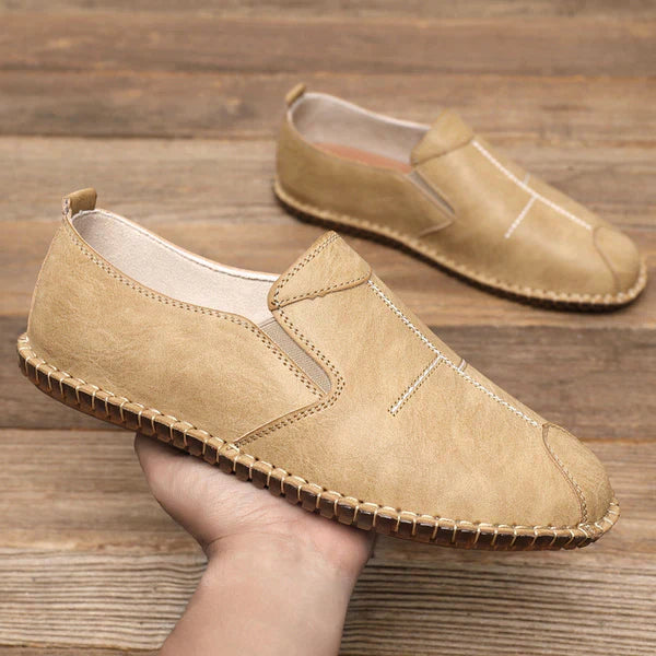 Herren Slipper PU Leder Warm Bequem