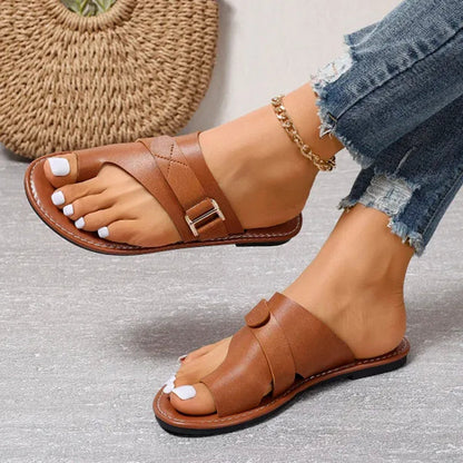 Damen Sandalen Hallux Valgus Komfort Sandalen Breit