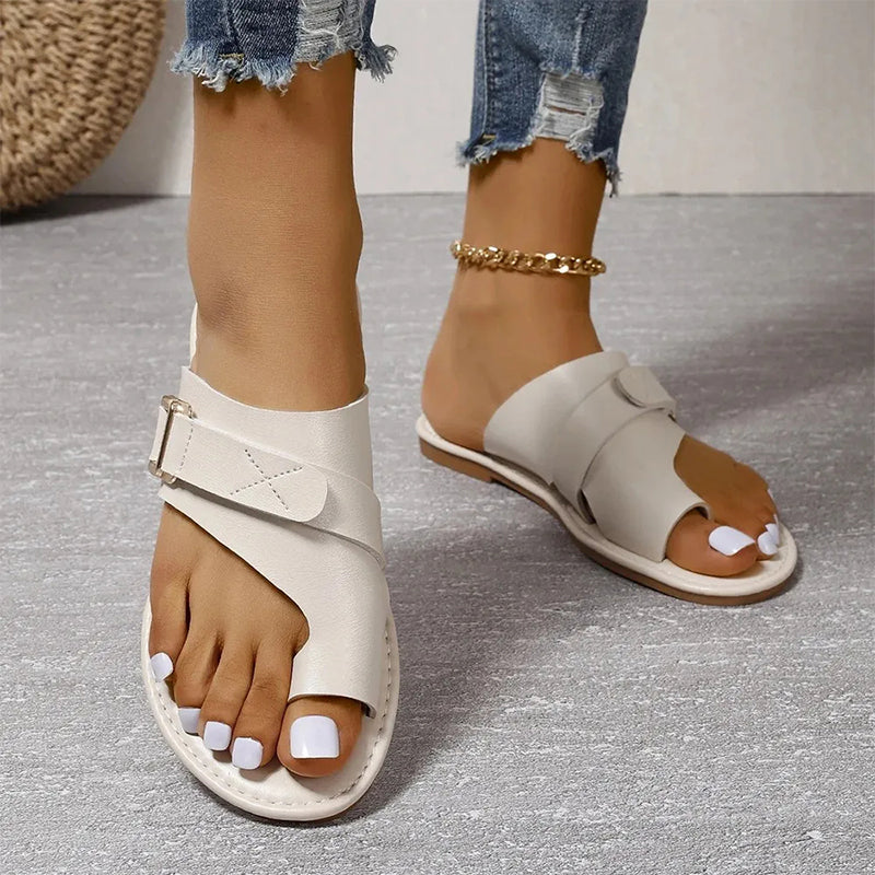Damen Sandalen Hallux Valgus Komfort Sandalen Breit