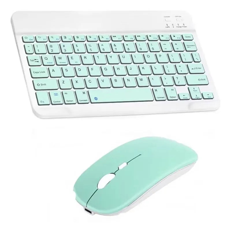 Bluetooth Tastatur Set Kabellos mit Maus - BerlinGlamour