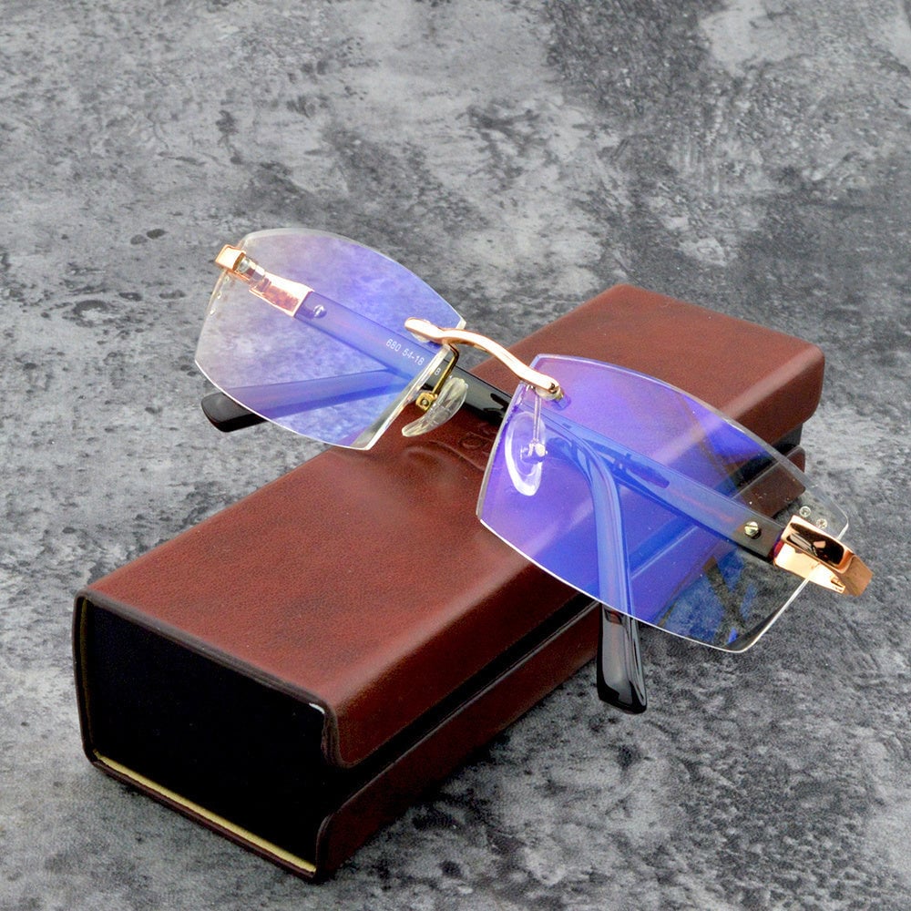 Lesebrille mit Gleitsichtgläsern und Blaulichtfilter Ultraleicht