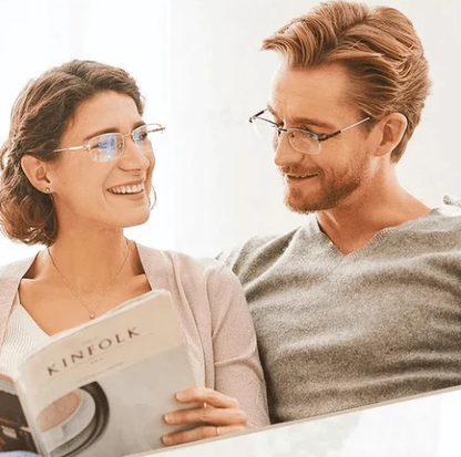 Lesebrille mit Gleitsichtgläsern und Blaulichtfilter Ultraleicht