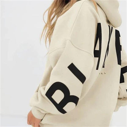 Großes Sweatshirt Oversized mit Rückendruck Modern - BerlinGlamour