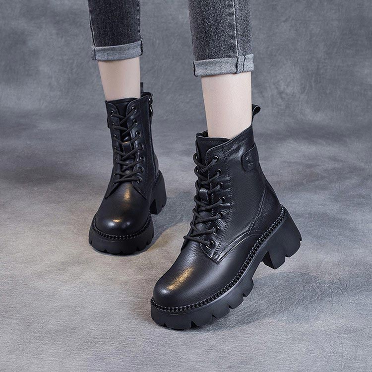 Komfortable orthopädische Damen-Lederstiefel von Lotte