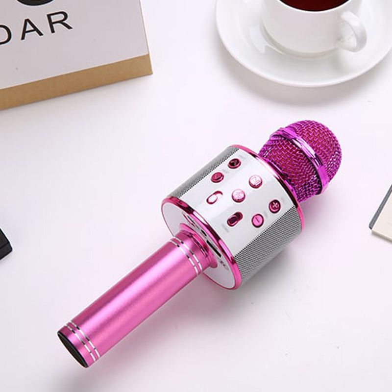 Kabelloses Karaoke-Mikrofon Mit Bluetooth Verbindung