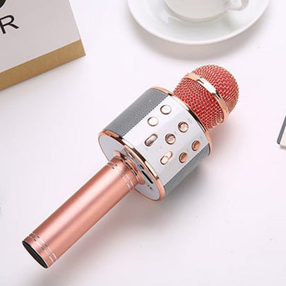 Kabelloses Karaoke-Mikrofon Mit Bluetooth Verbindung