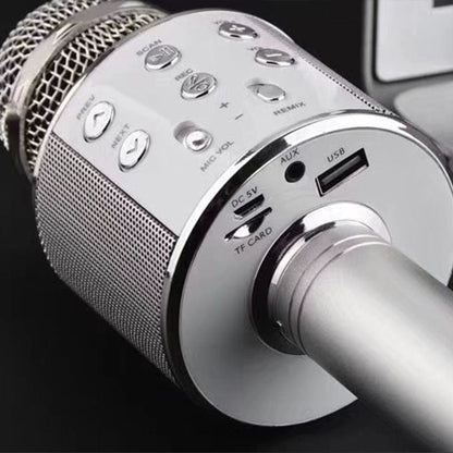 Kabelloses Karaoke-Mikrofon Mit Bluetooth Verbindung