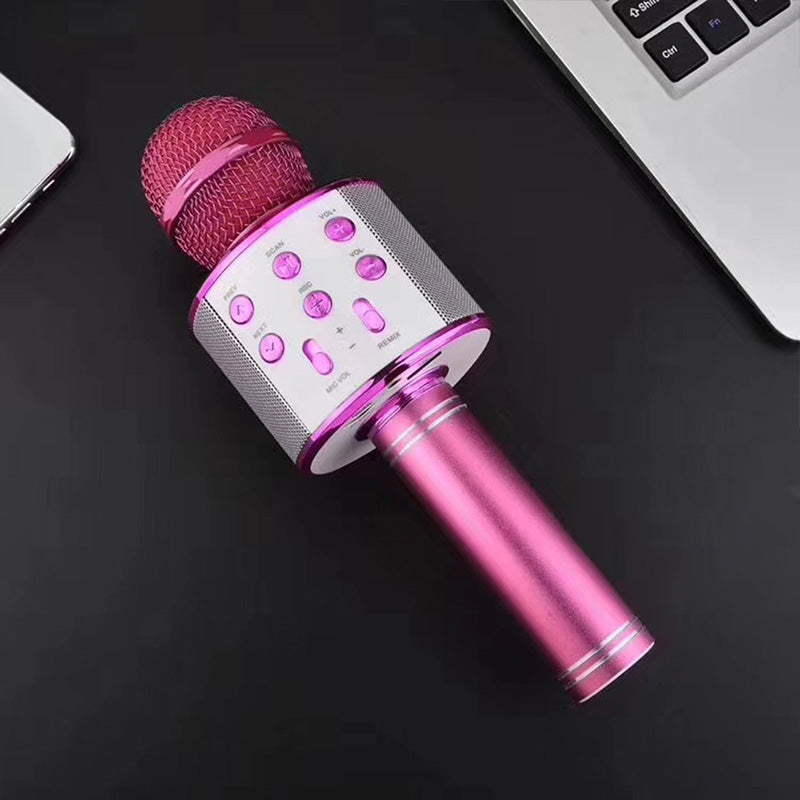 Kabelloses Karaoke-Mikrofon Mit Bluetooth Verbindung