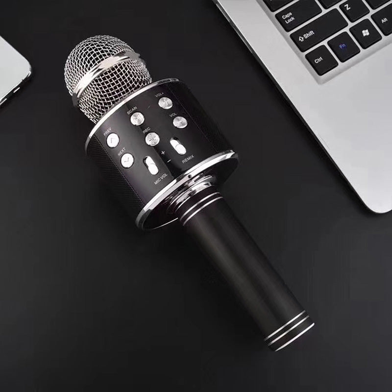 Kabelloses Karaoke-Mikrofon Mit Bluetooth Verbindung